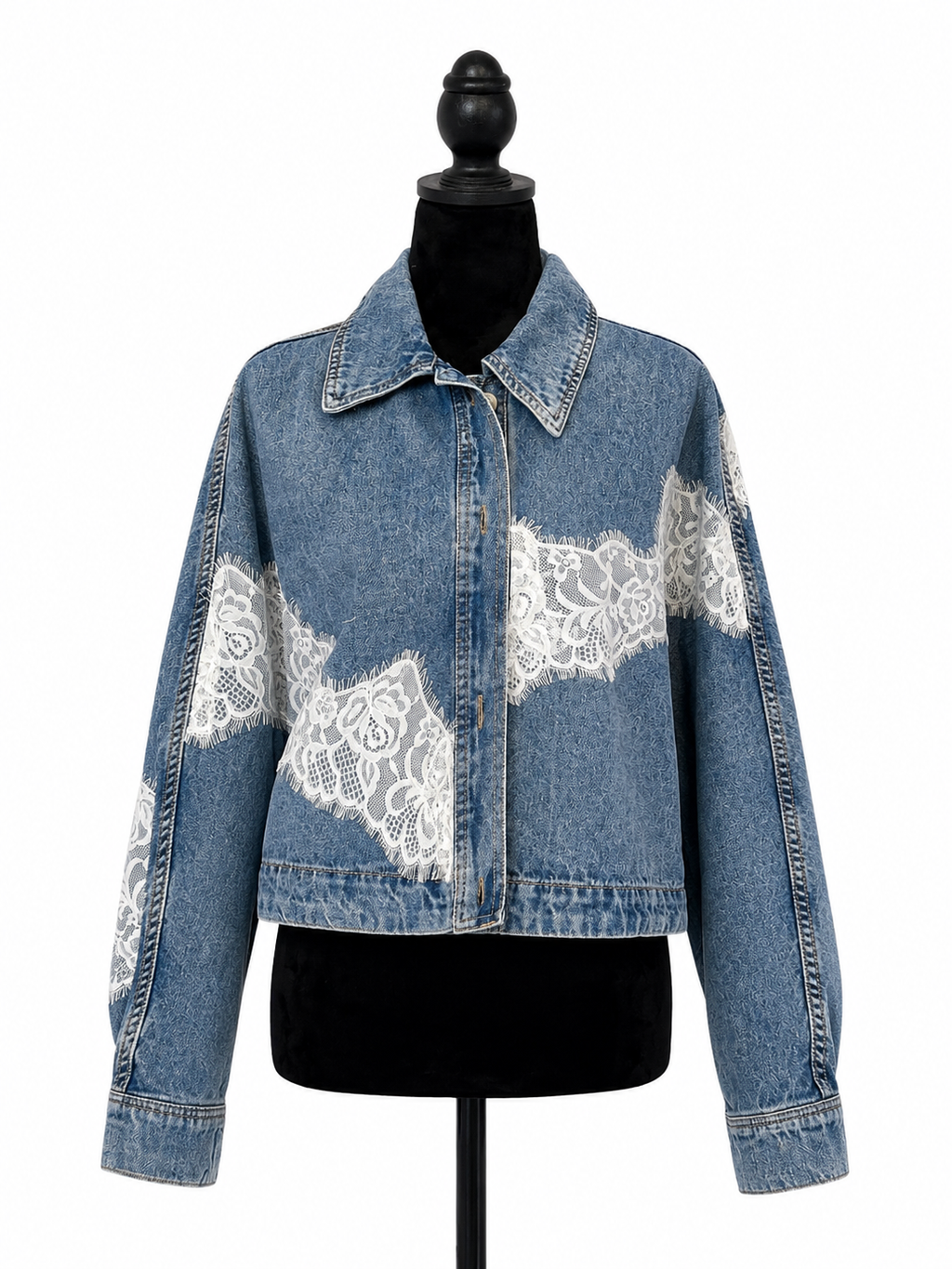 Lace Jean Jacket