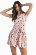 Polka Dot Bubble Skirt set image 0