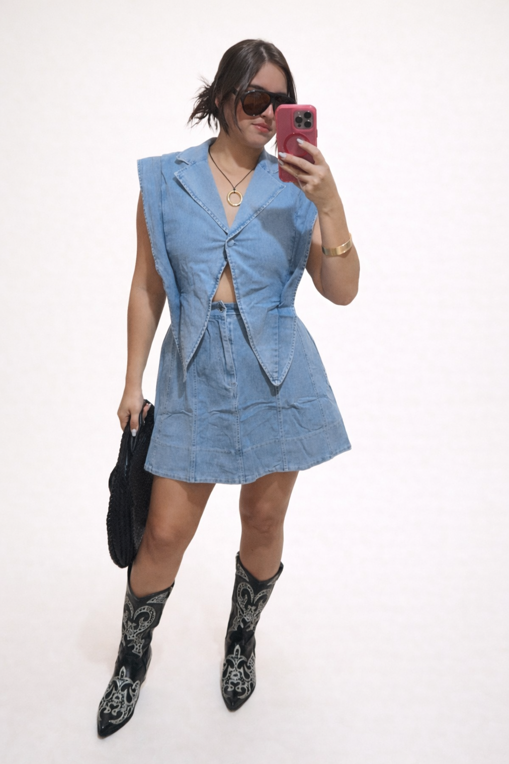 Denim Statement Dress image 0