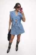 Denim Statement Dress image 0