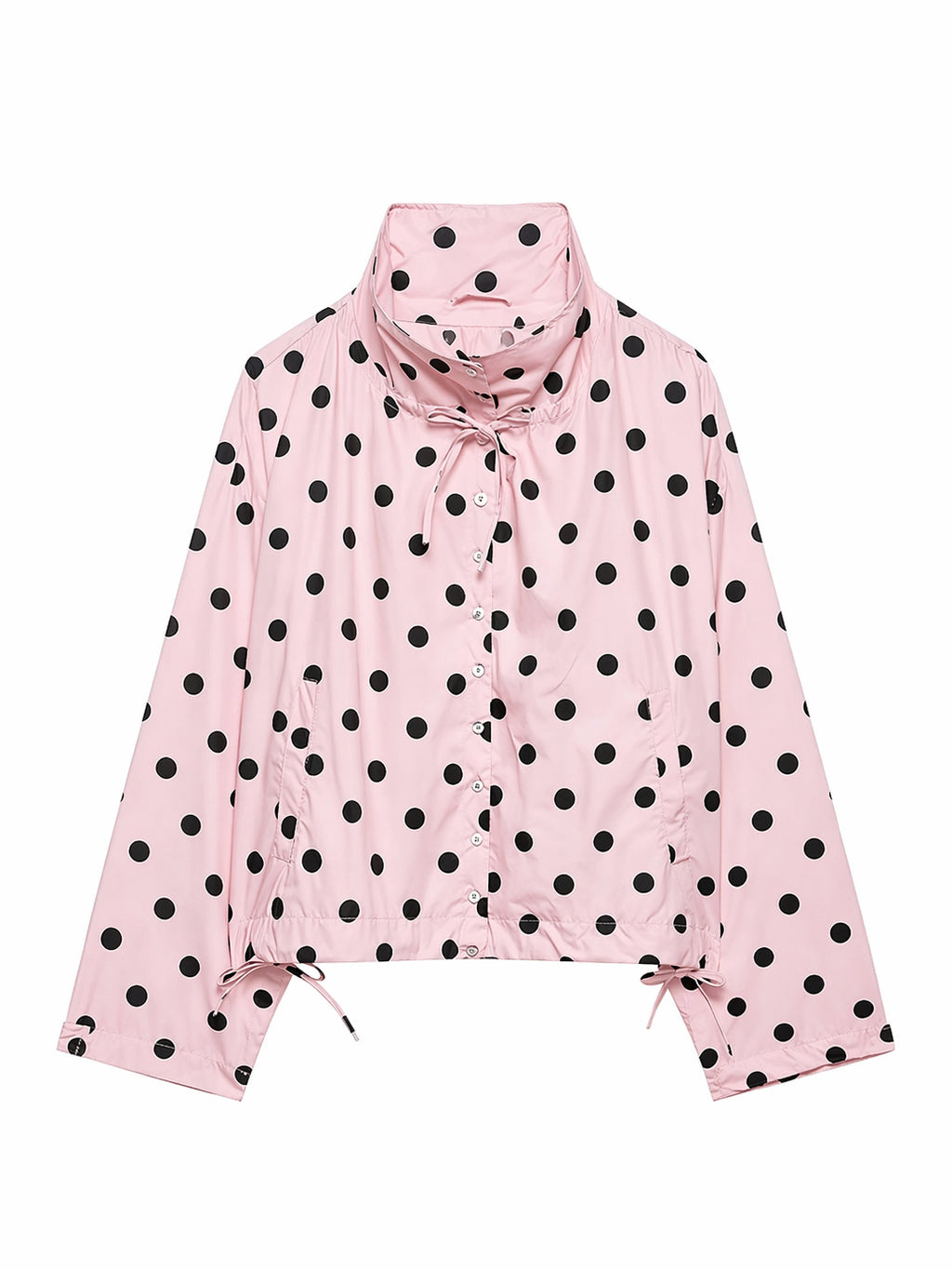 Pink Polka Dot Blouse image 1