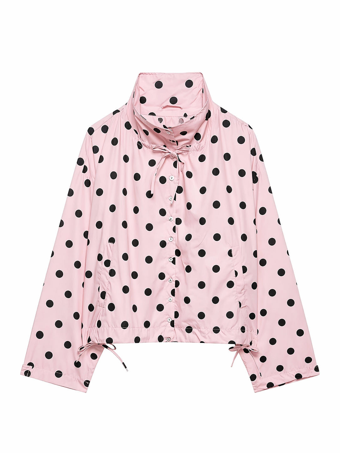 Pink Polka Dot Blouse image 1