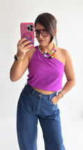 Fuschia Crop Top image 0