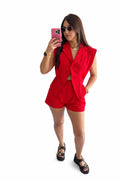 Red Muse Romper image 0