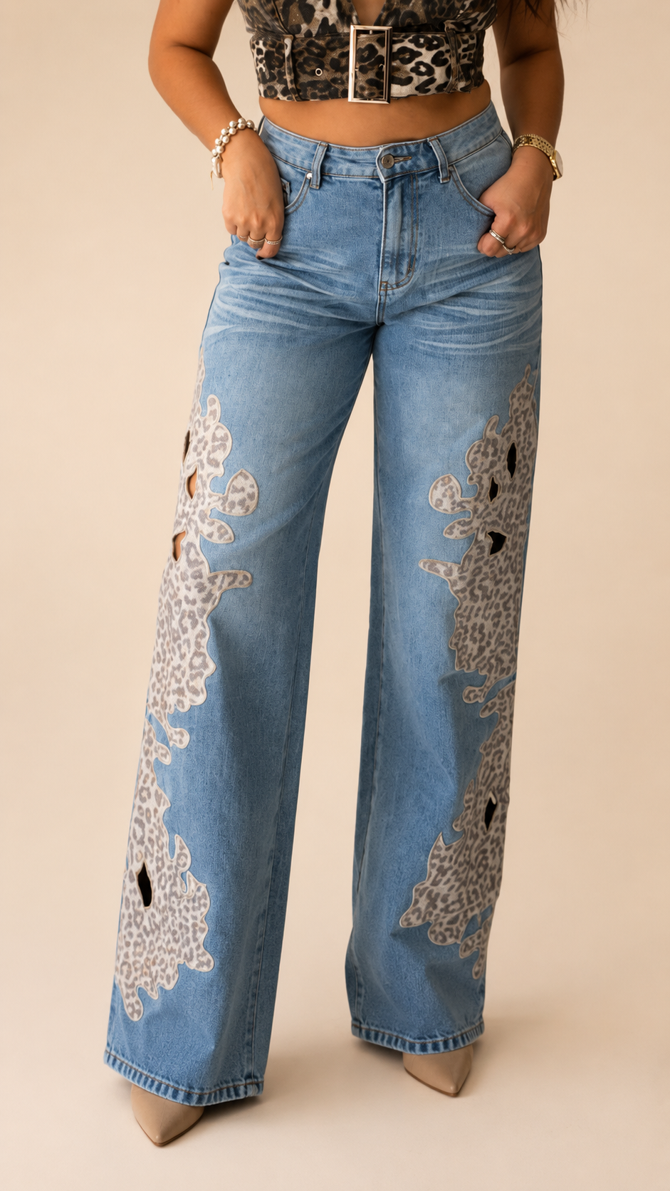 Leopard Jeans