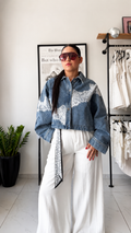 Lace Jean Jacket