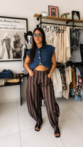 Stripe Balloon Pant