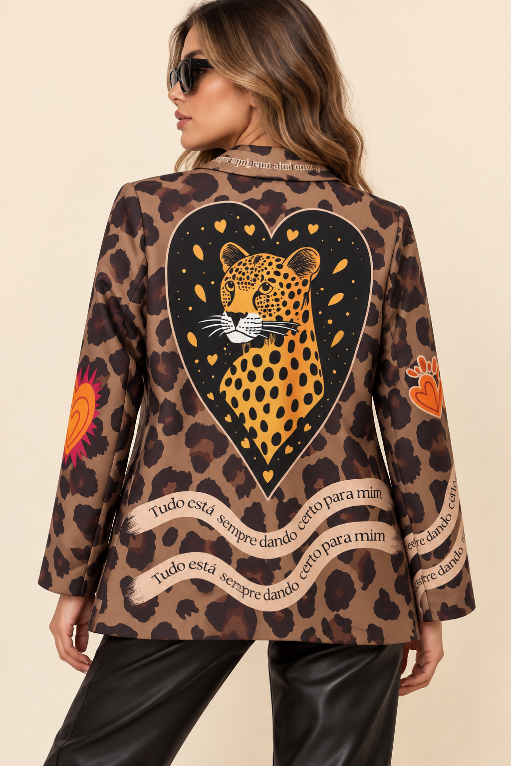 OS Leopard Blazer