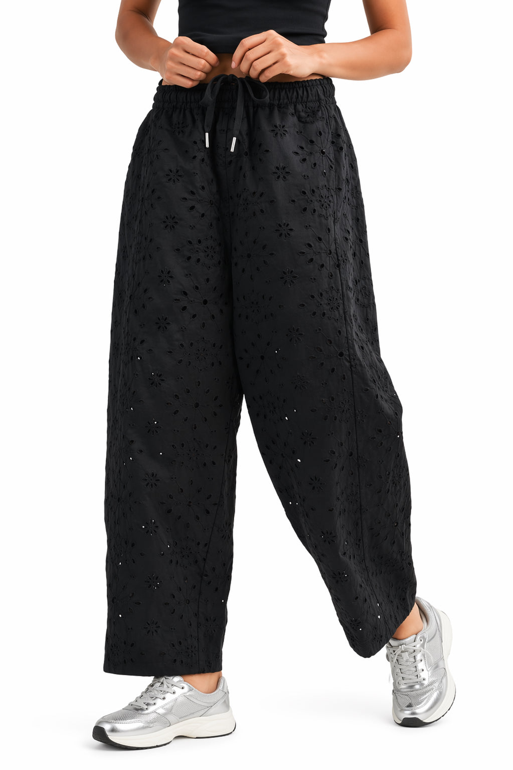 Eyelet Pants image 1