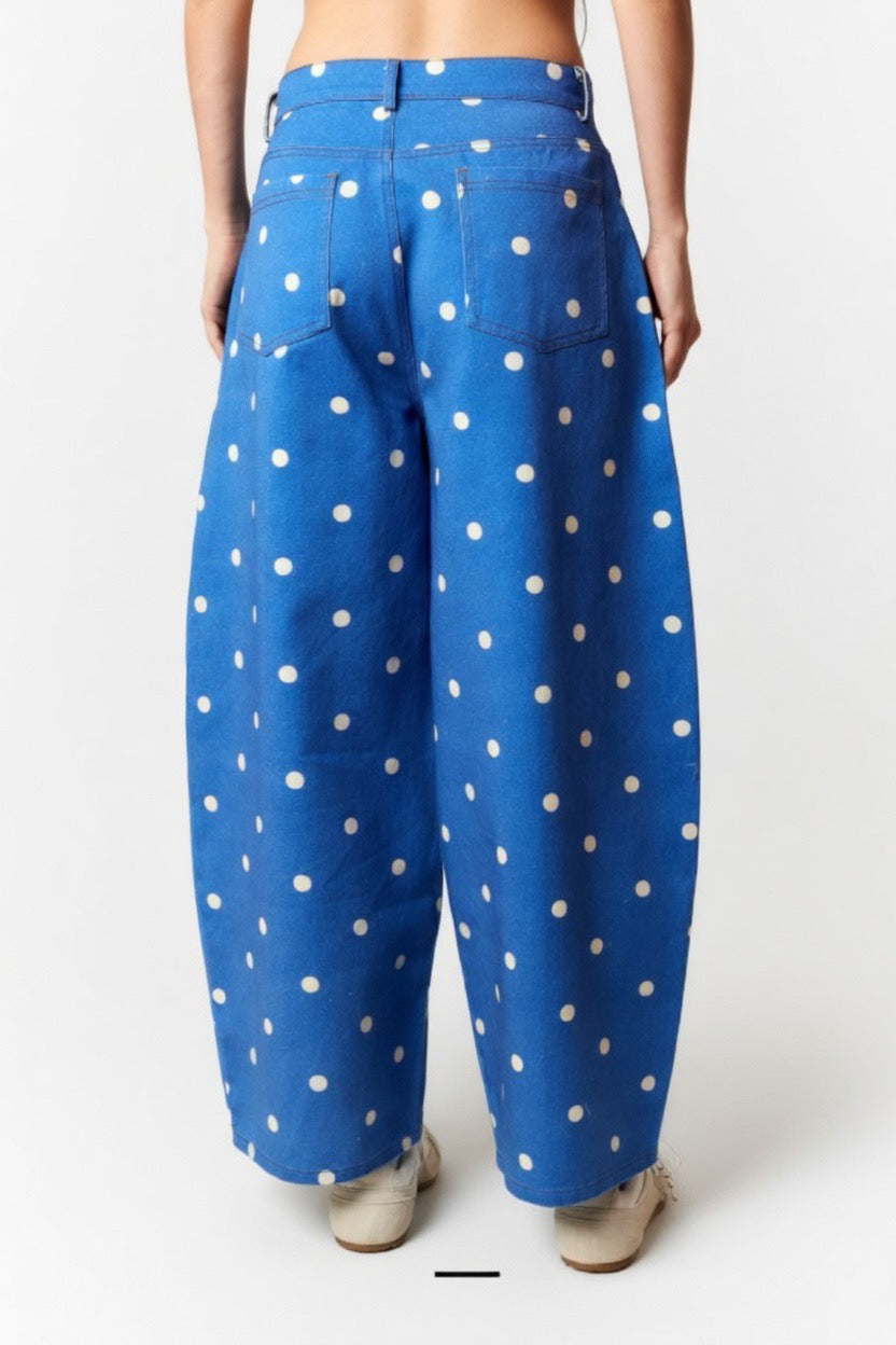 Polka dot Barrel Jean image 1